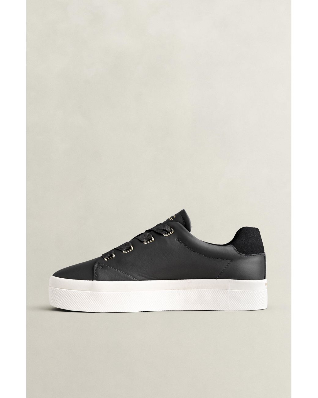 Gant Black Avona Leather Sneakers