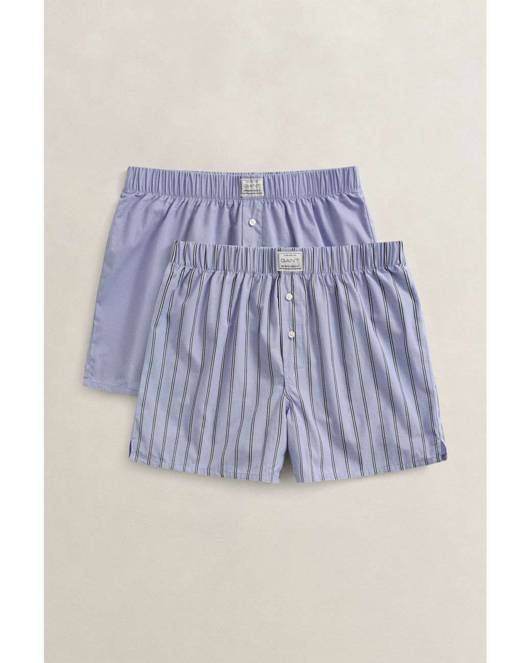 Gant Blue 2-Pack Striped Boxer Shorts for men