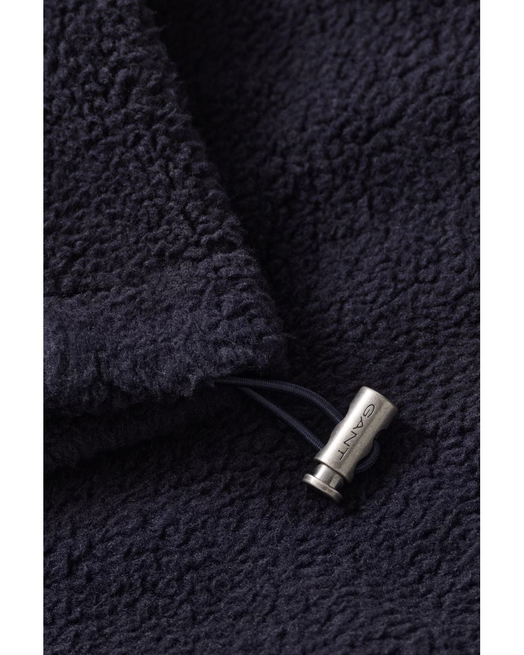 Gant Blue Fleece Vest Evening for men