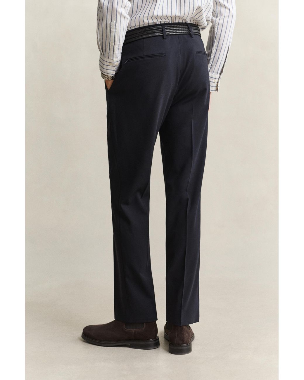 Gant Black Travel Suit Pants Evening for men