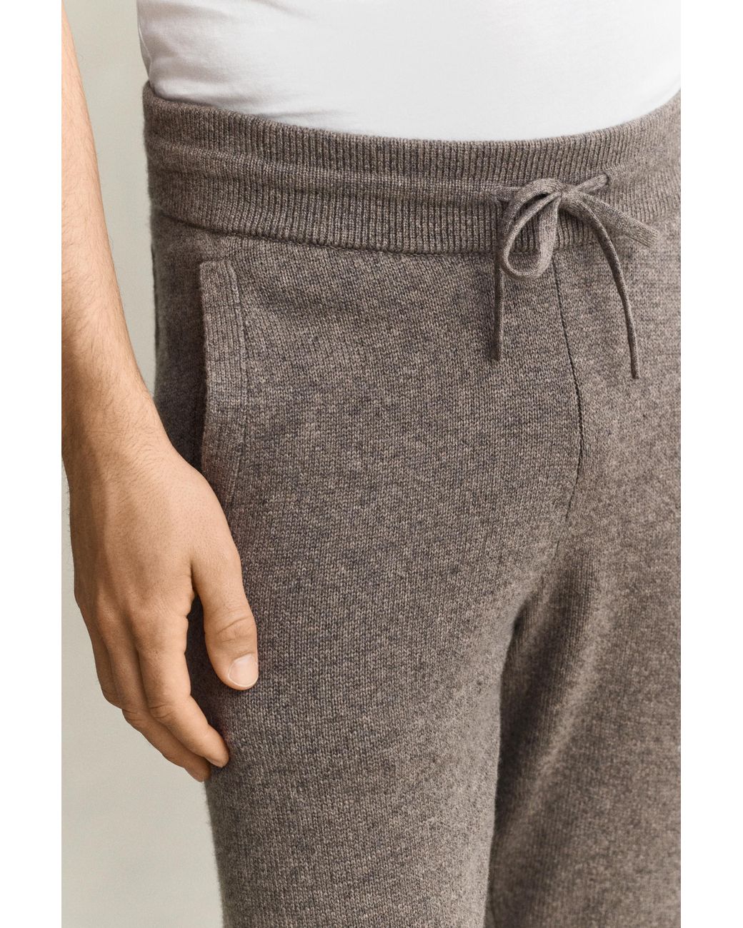 Gant Natural Cashmere Pants for men