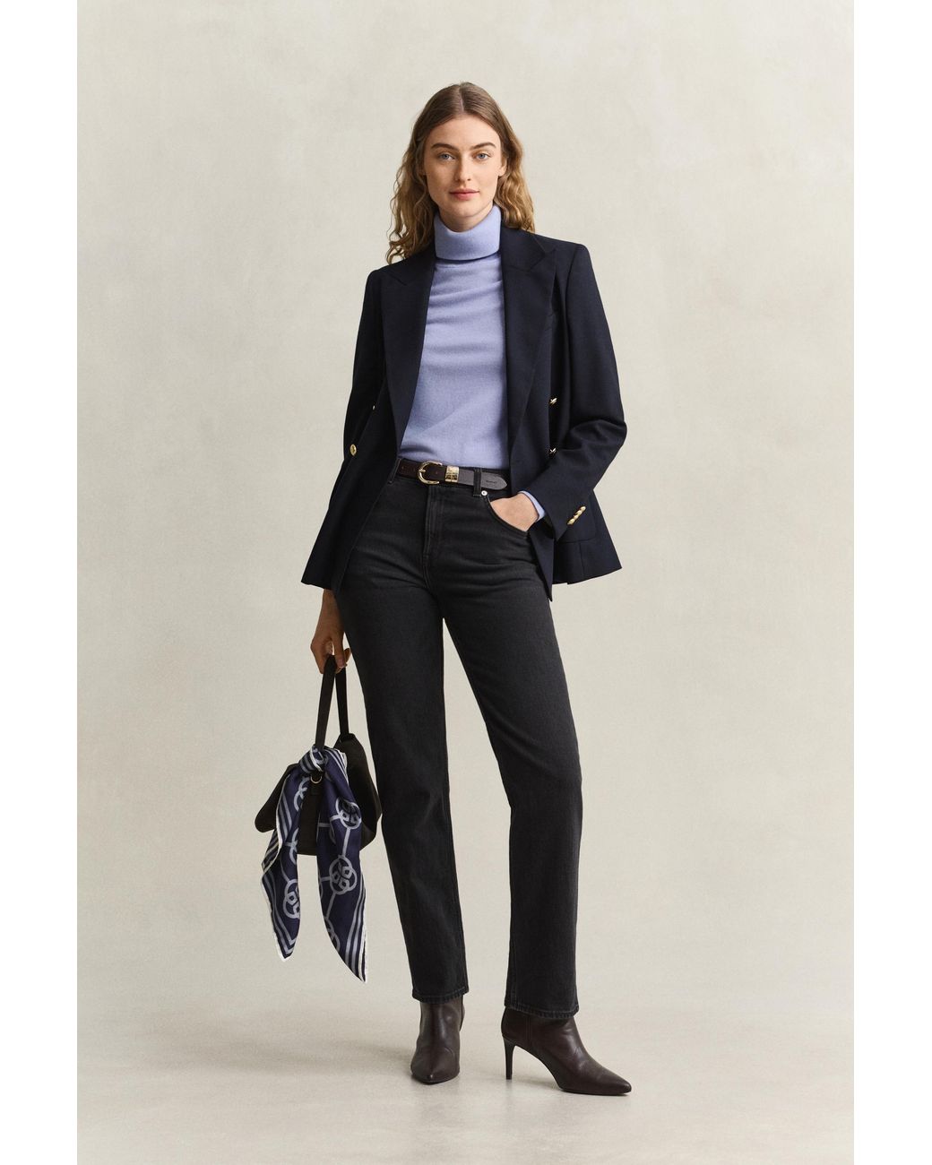 Gant Blue Slim Fit Club Blazer