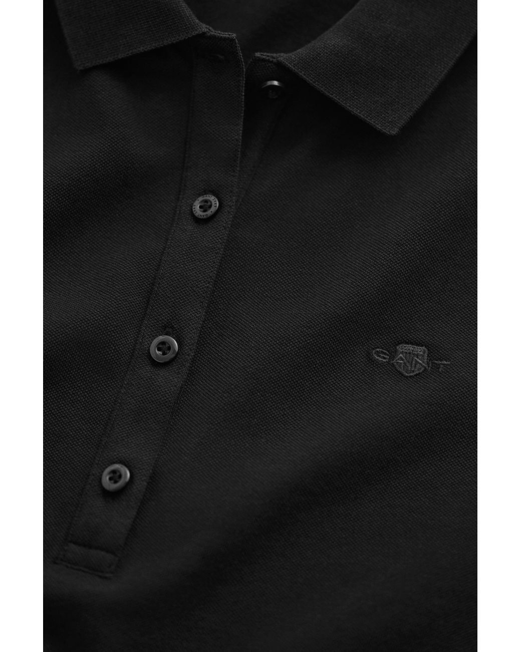 Gant Black Polo Shirt