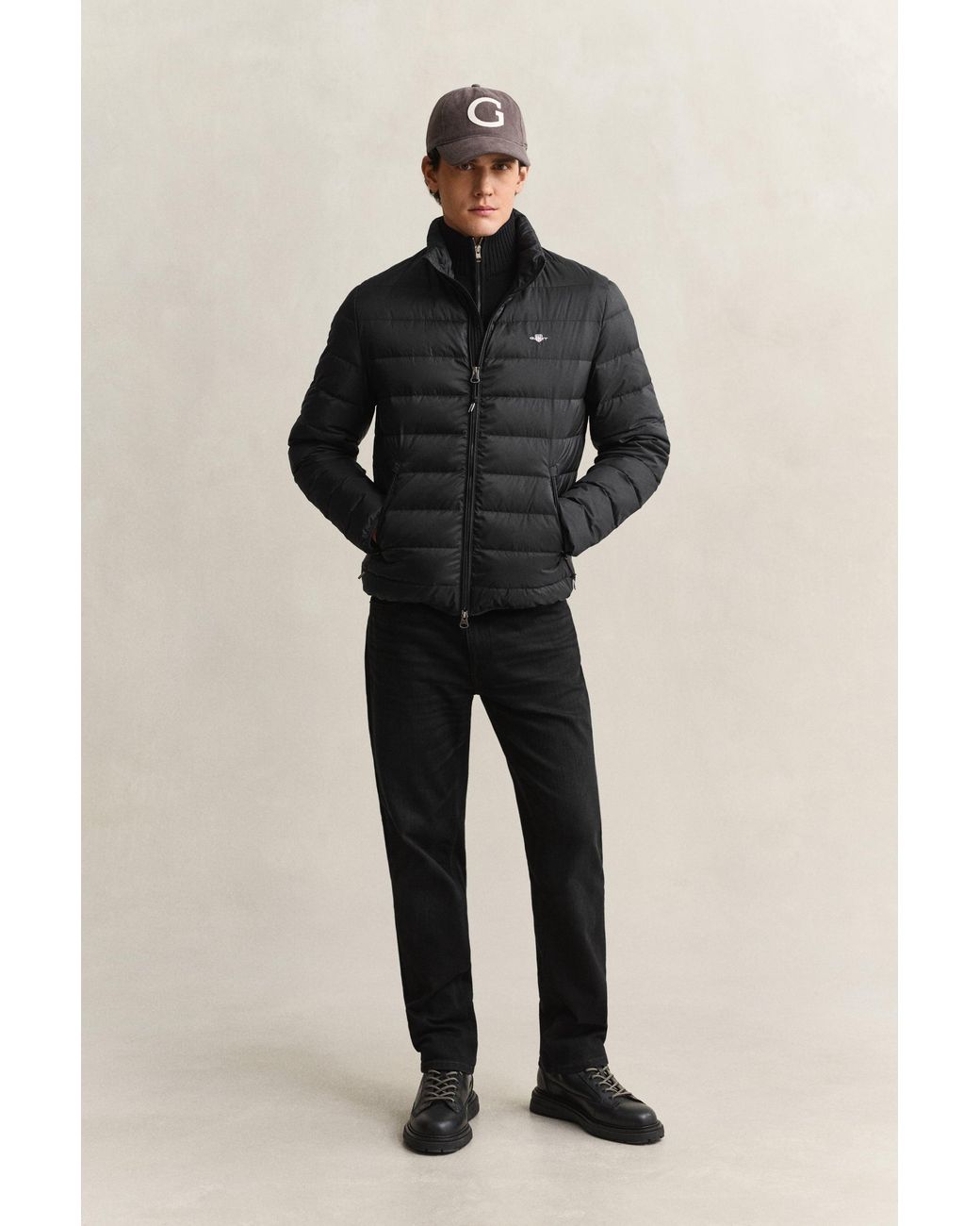 Gant Black Light Down Jacket for men