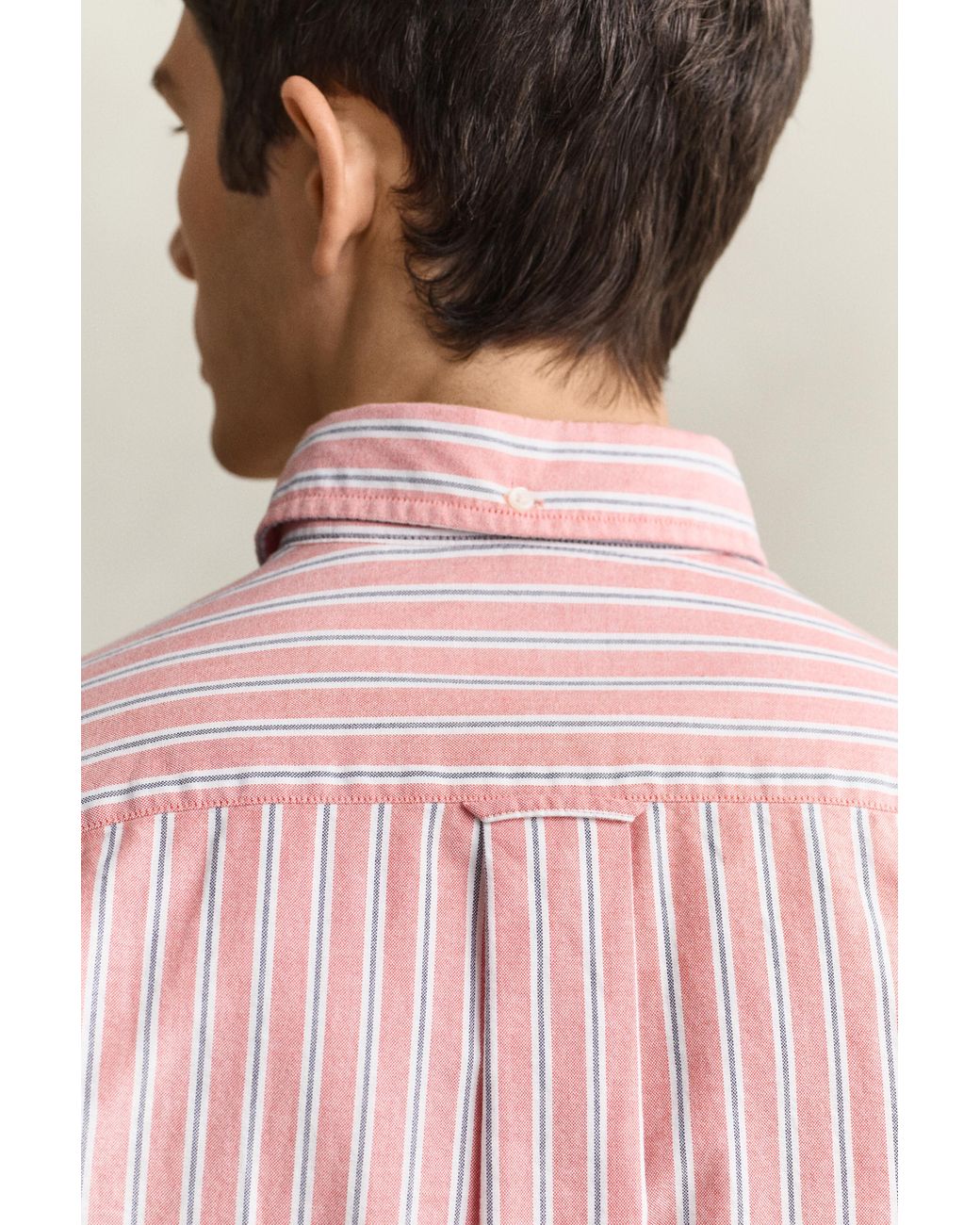 Gant Pink Striped Classic Oxford Shirt for men