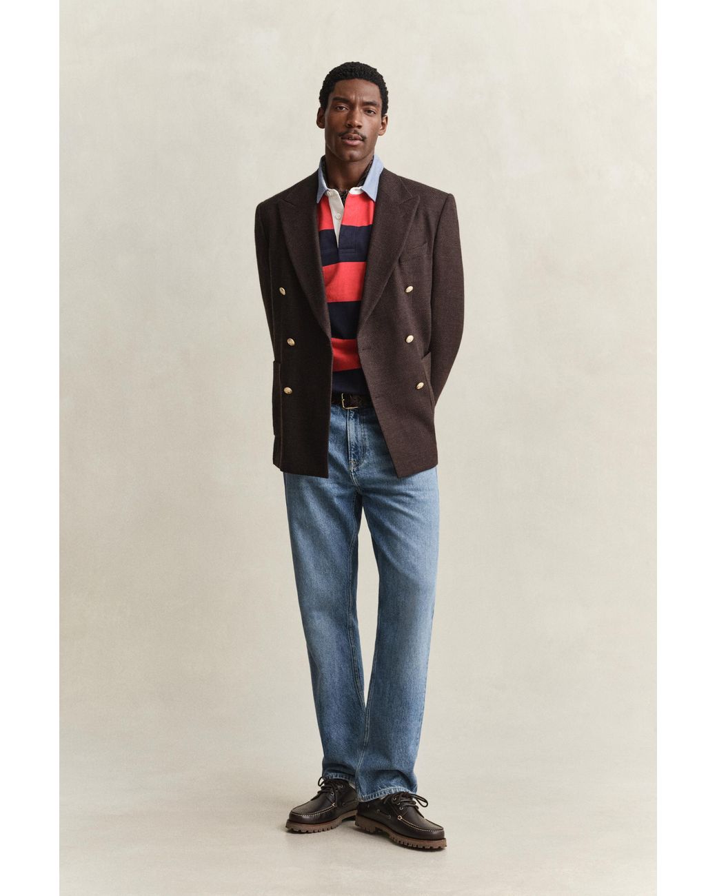 Gant Red Classic Heavy Rugger for men