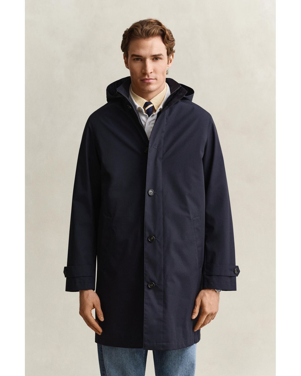 Gant Blue Double Coat Evening for men