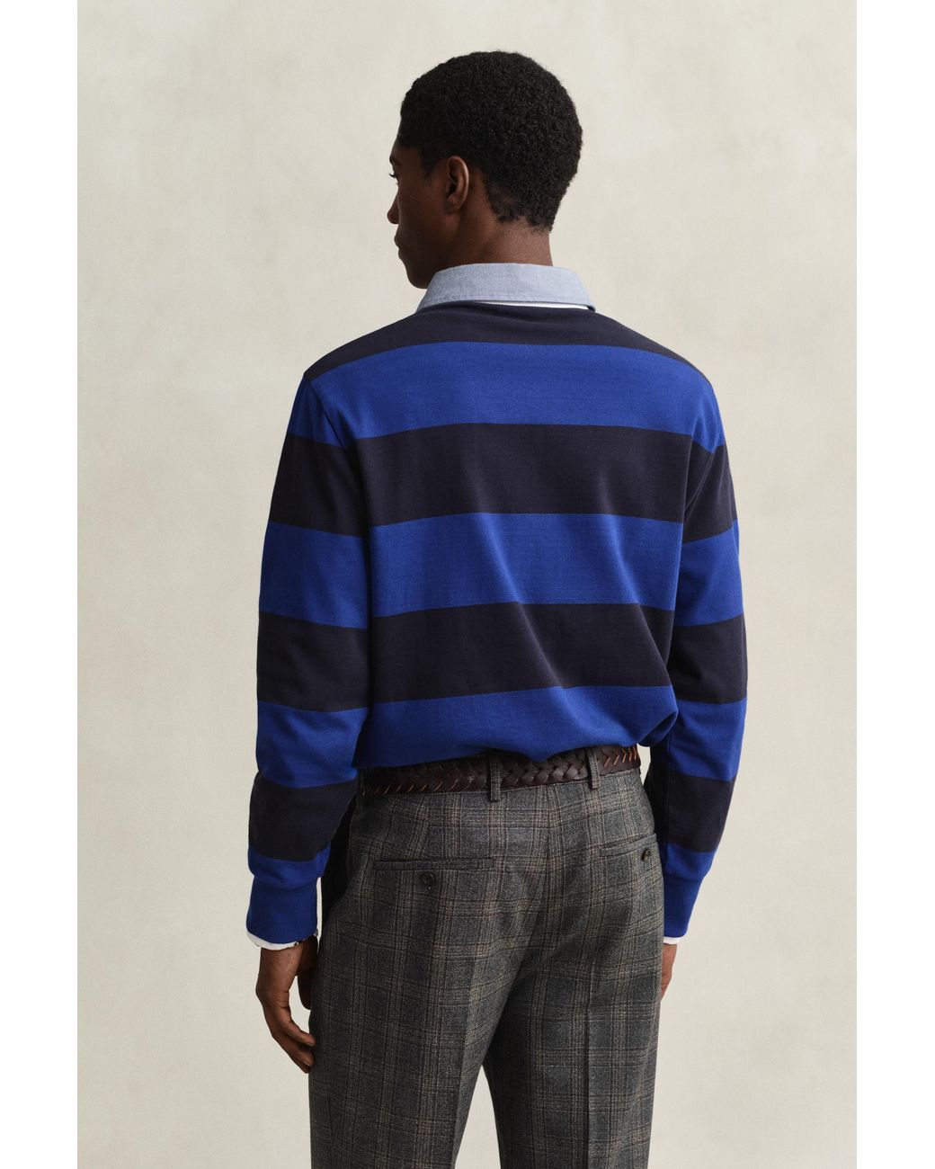 Gant Blue Classic Heavy Rugger for men