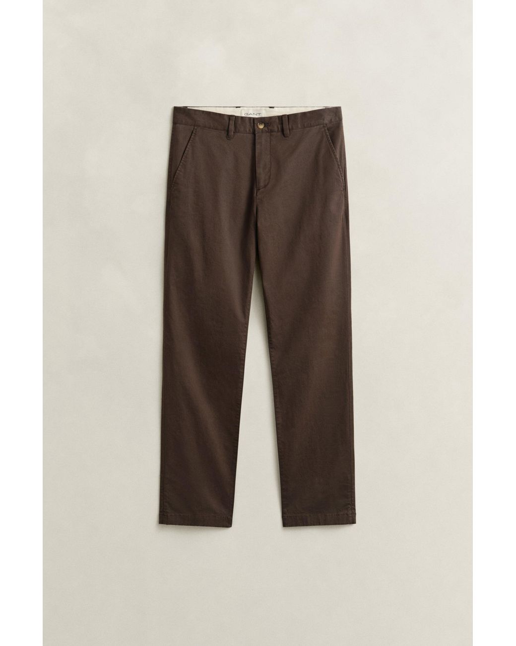 Gant Brown Classic Regular Chinos for men