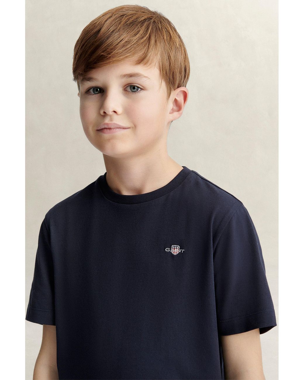 Gant Blue Teens Shield T-Shirt Evening