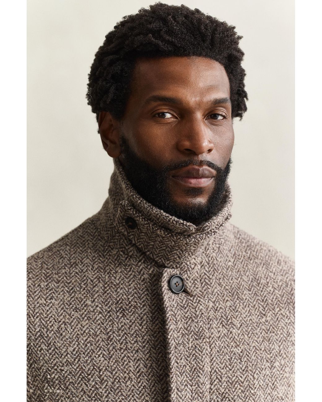 Gant Natural Wool Car Coat for men
