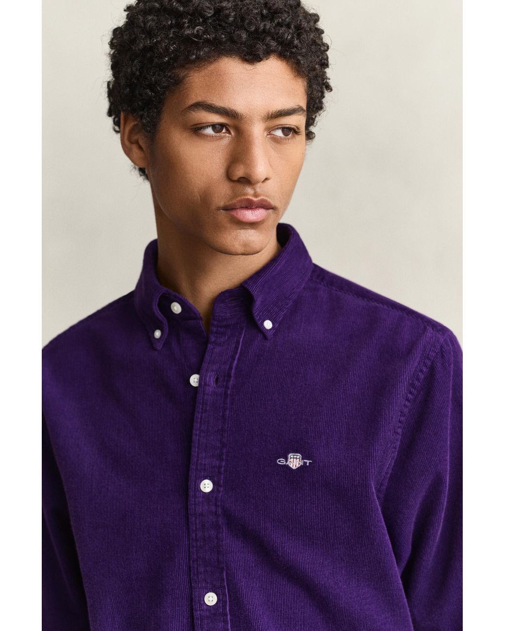 Gant Blue Corduroy Shirt for men
