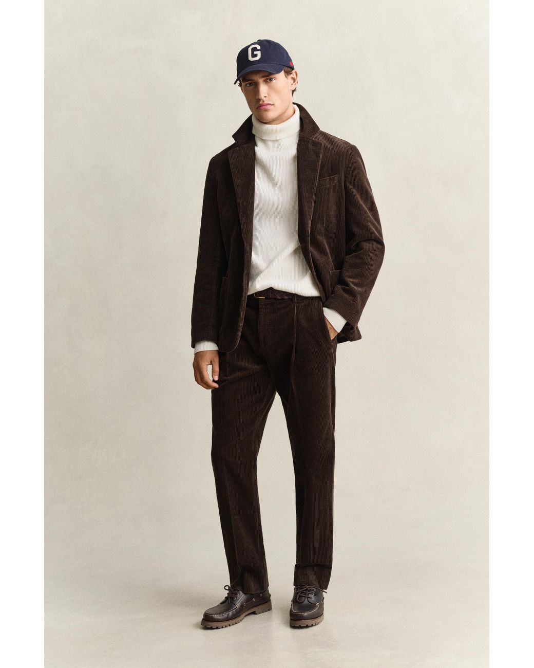 Gant Natural Corduroy Suit Pants for men