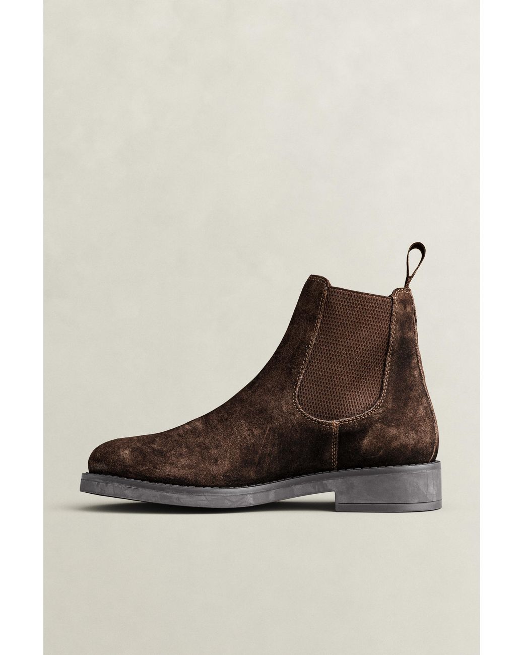 Gant Brown Prepdale Suede Chelsea Boots Weathered for men