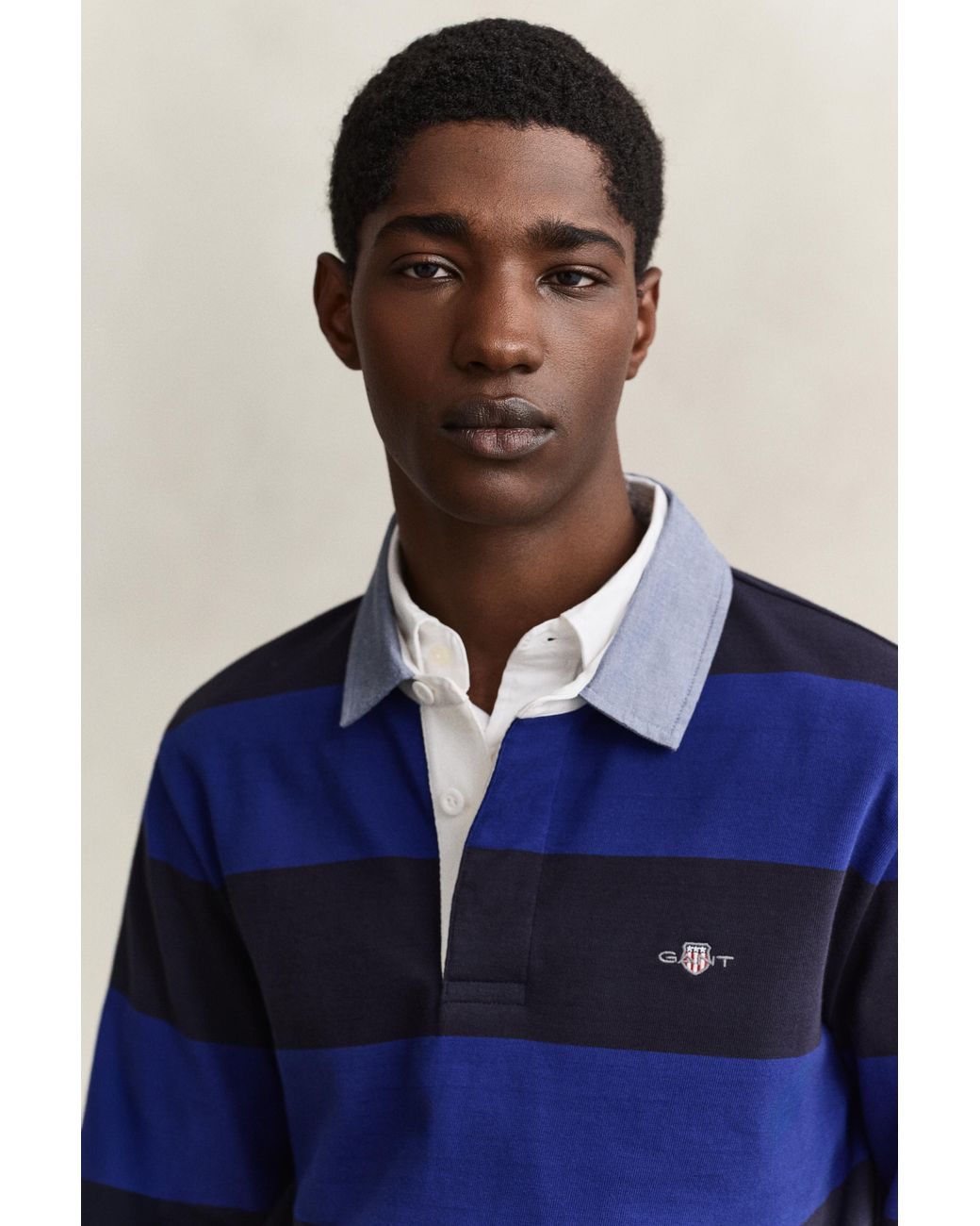 Gant Blue Classic Heavy Rugger for men