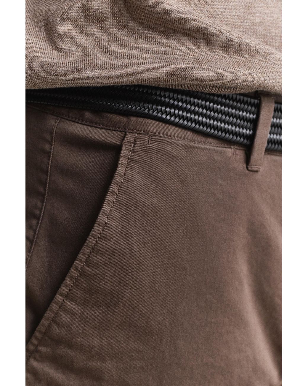 Gant Brown Classic Regular Chinos for men