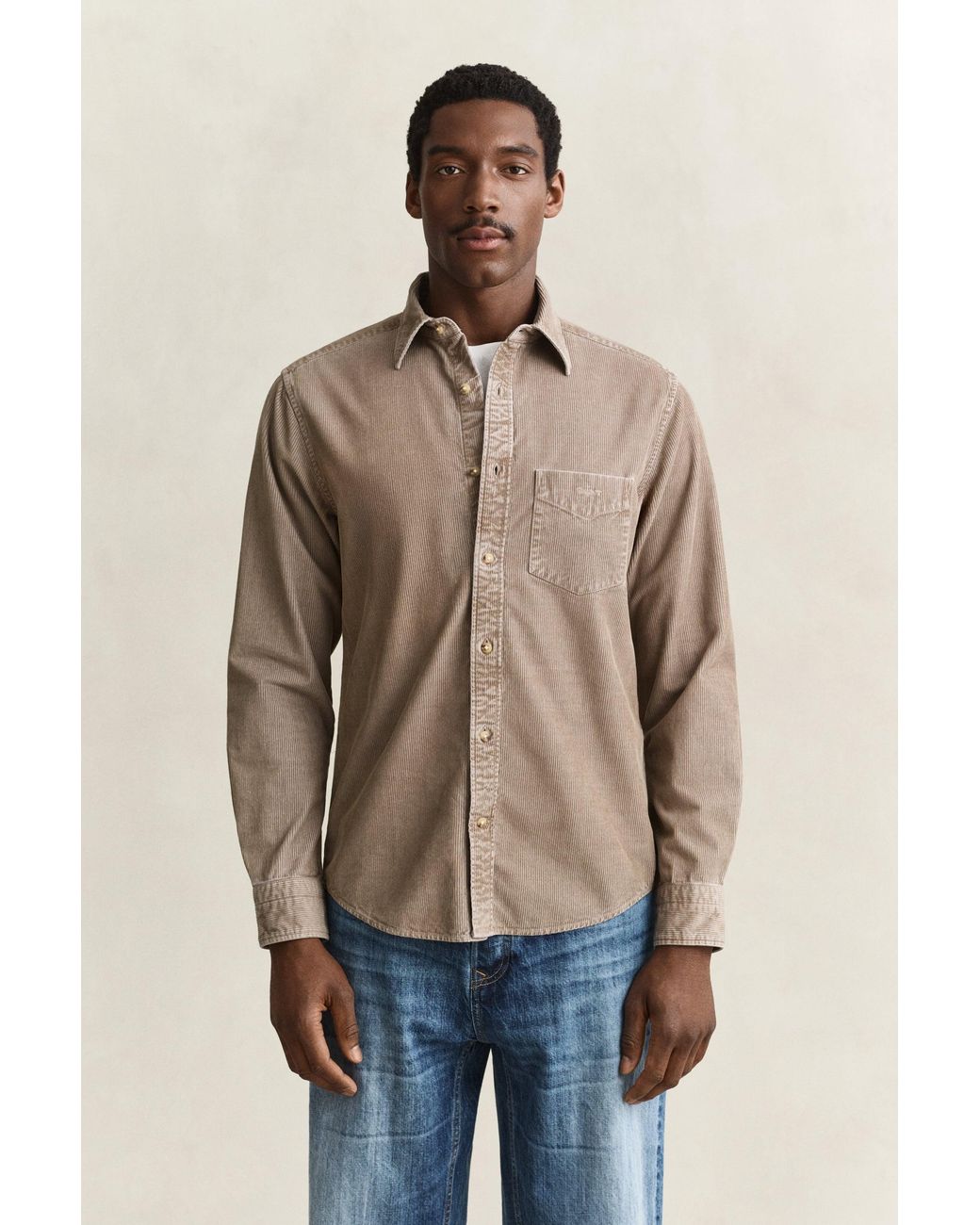 Gant Blue Corduroy Shirt for men