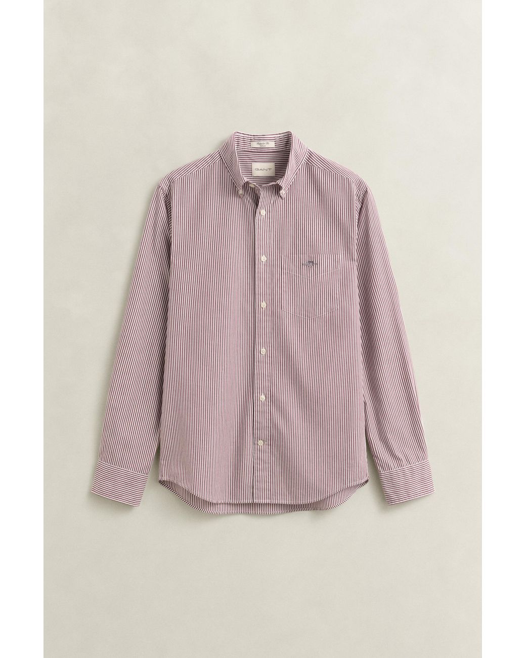Gant Multicolor Classic Regular Striped Poplin Shirt for men