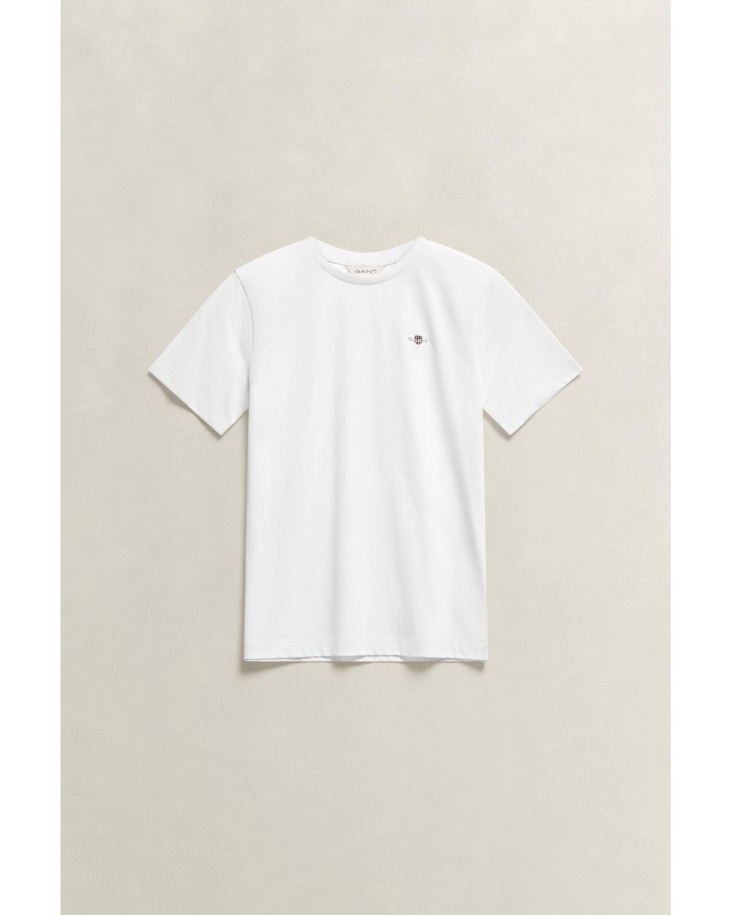 Gant White Teens Shield T-Shirt