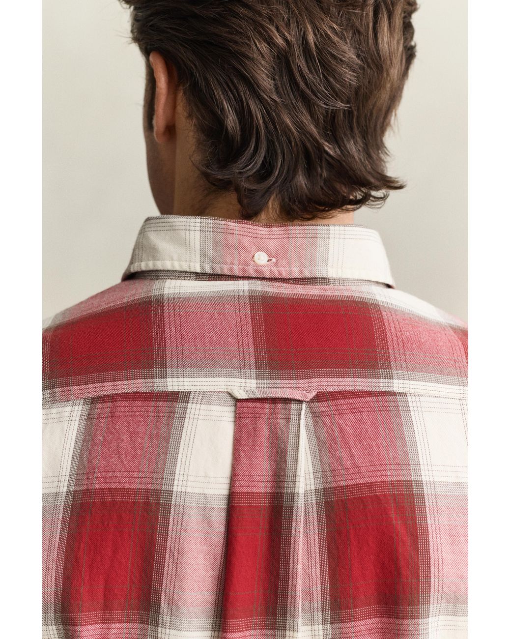 Gant Red Checked Windblown Flannel Shirt for men