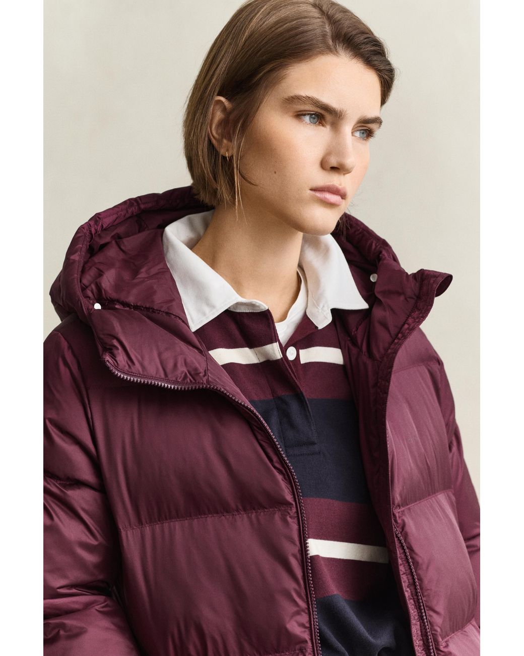 Gant Multicolor Mid Padded Jacket