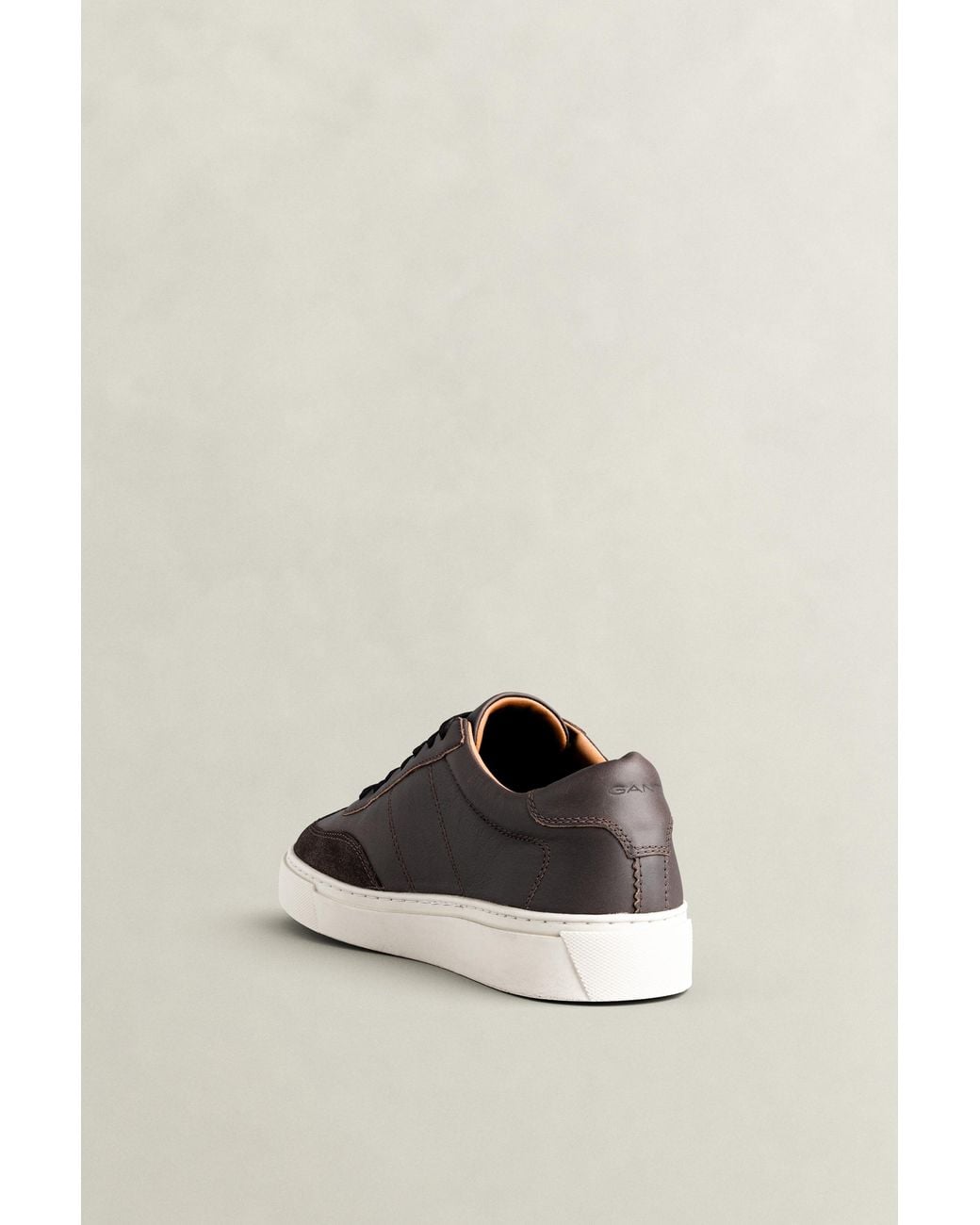 Gant Brown Mcjulien Leather Sneakers Dark for men