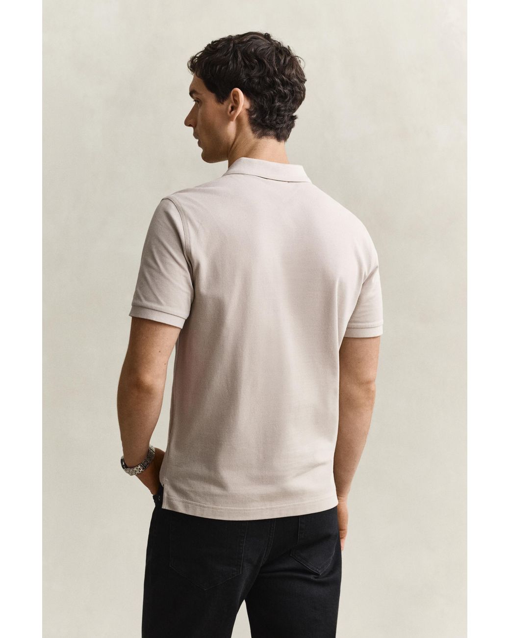 Gant Natural Classic Regular Polo Shirt for men