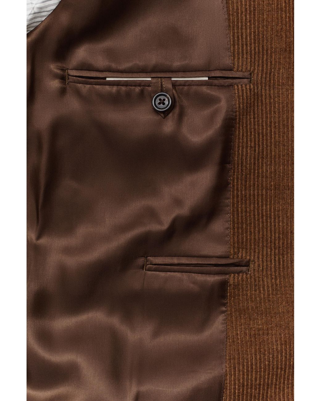 Gant Brown X Yale Wool Corduroy Blazer Mahogany for men