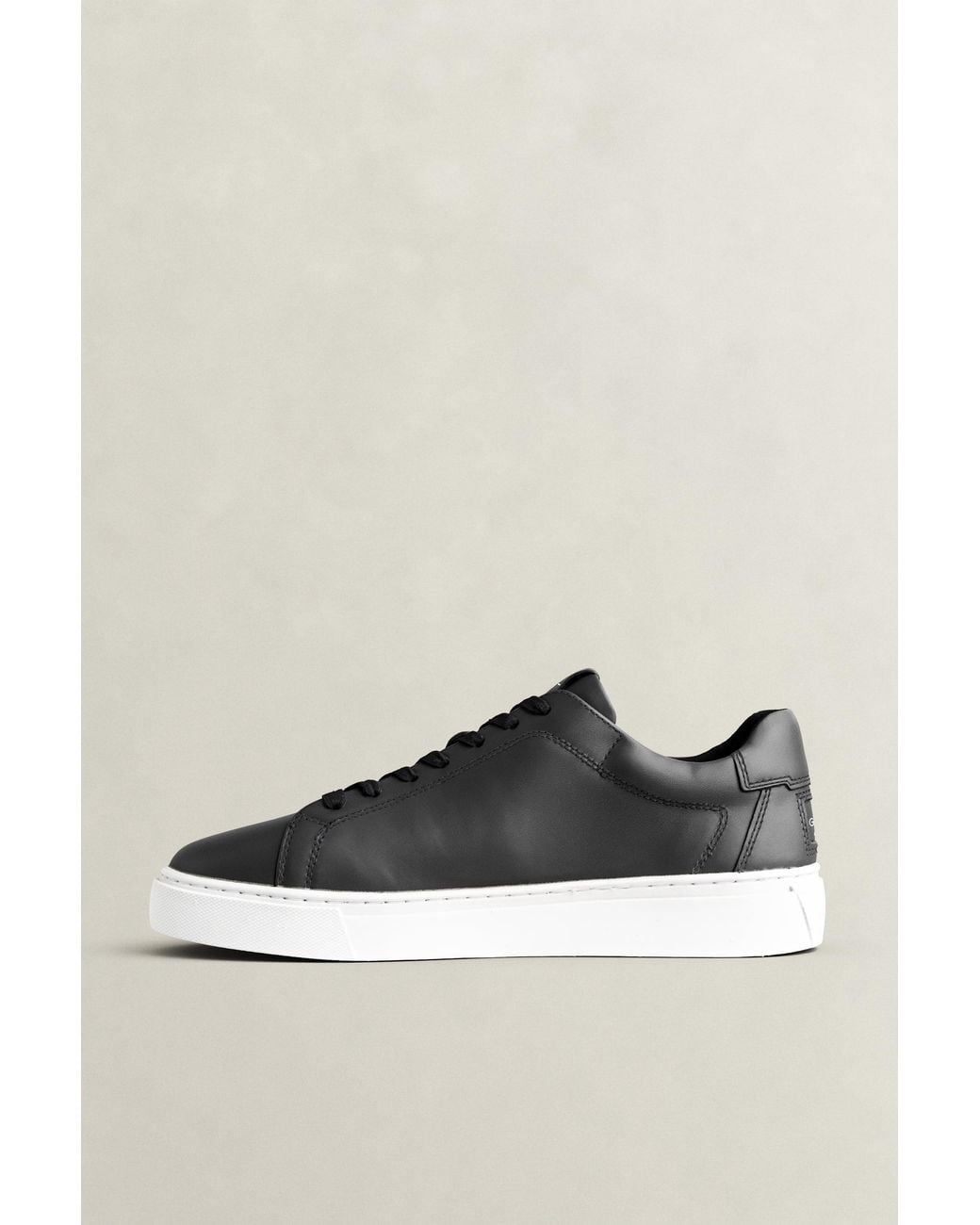 Gant Black Mcjulien Leather Sneakers for men