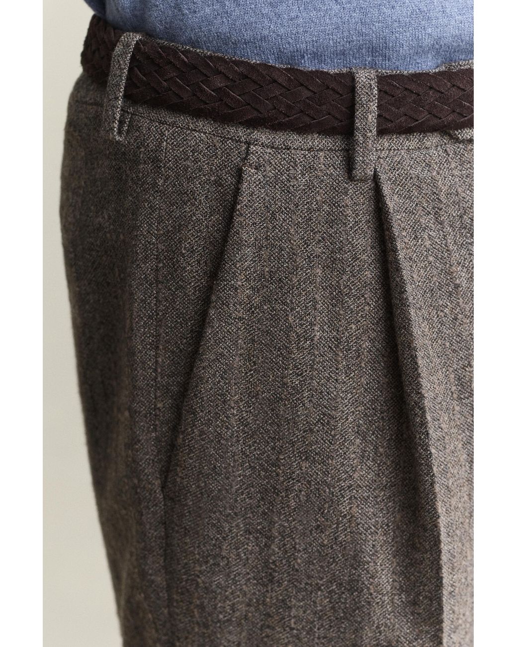 Gant Blue Pinstriped Suit Pants for men