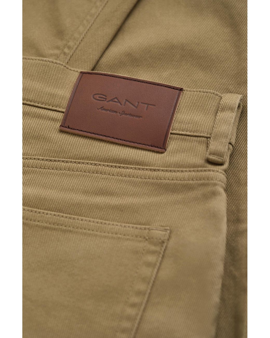 Gant Natural Slim Fit Twill Jeans Light Taupe for men