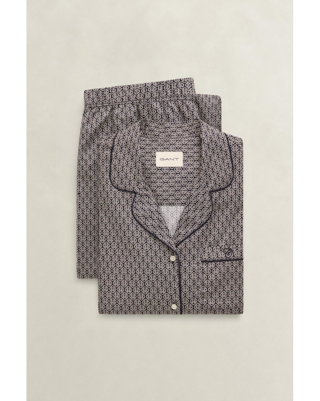 Gant Natural Printed Pajama Set Evening
