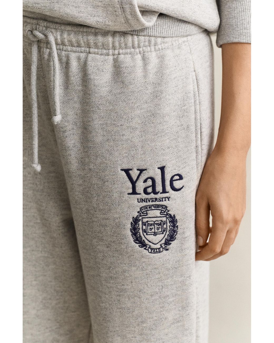 Gant Gray X Yale Graphic Sweatpants Melange