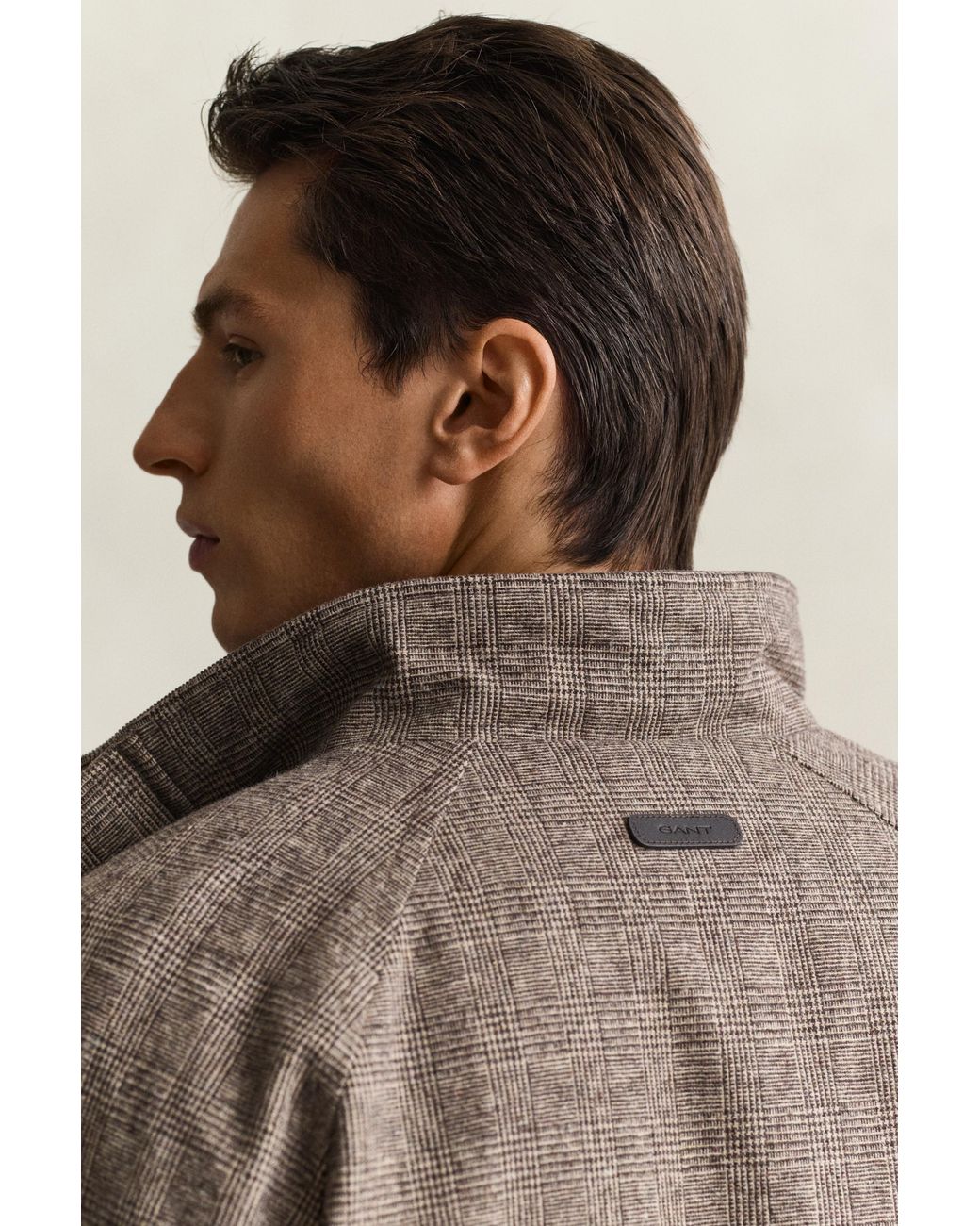 Gant Brown Wool Blend Double Decker Jacket for men