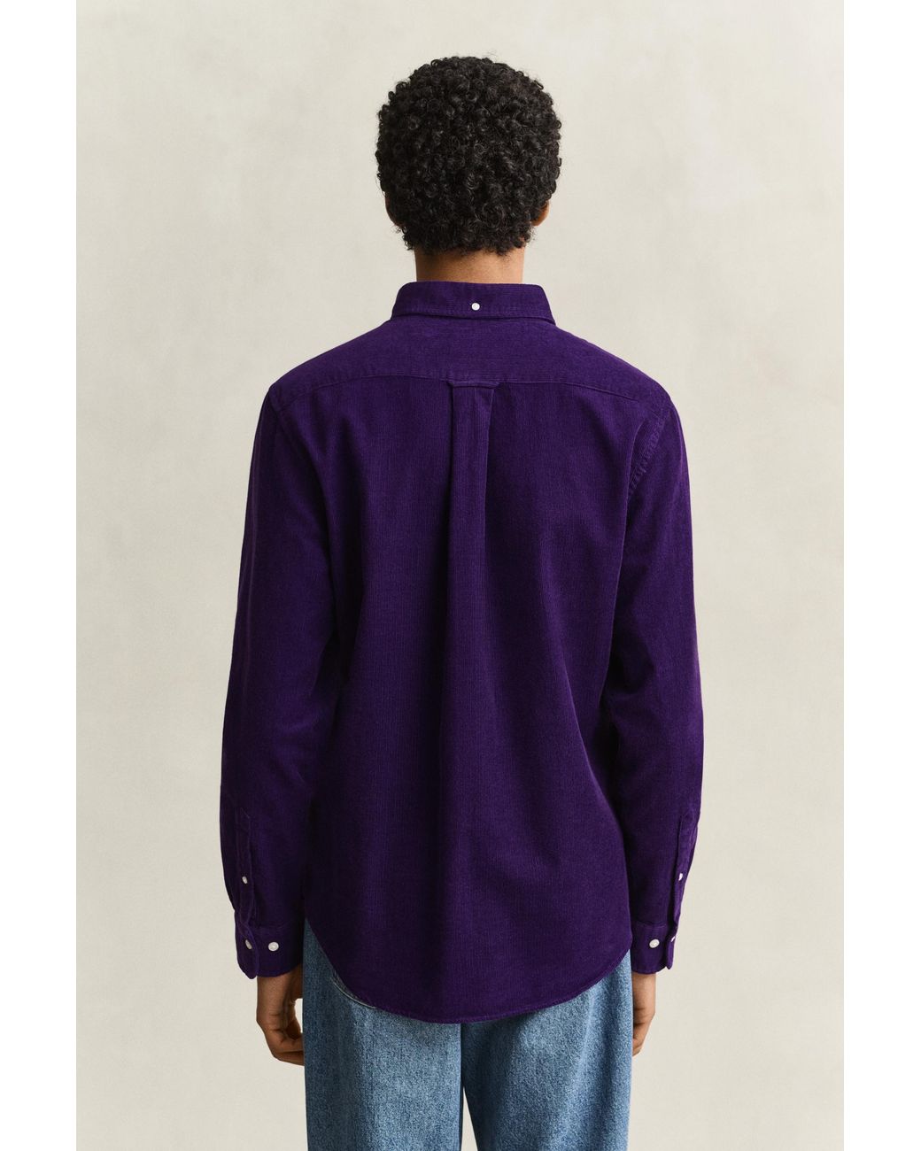 Gant Blue Corduroy Shirt for men