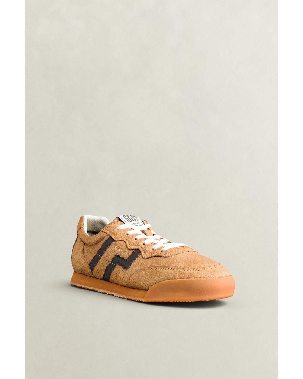 Gant Natural Beylana Suede Sneakers Roasted Walnut
