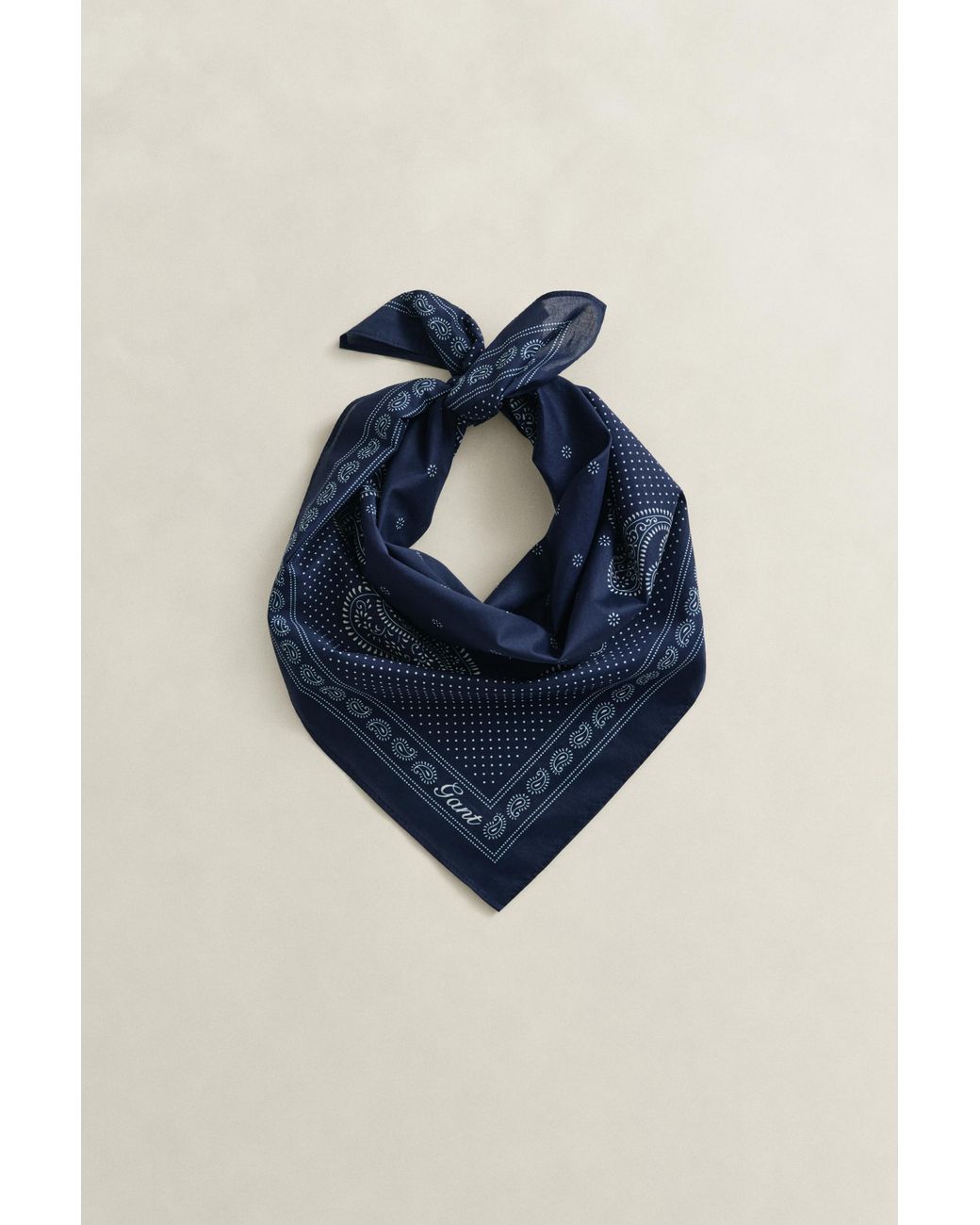 Gant Black Bandana Scarf Classic for men