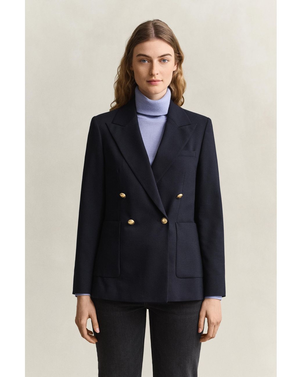 Gant Blue Slim Fit Club Blazer