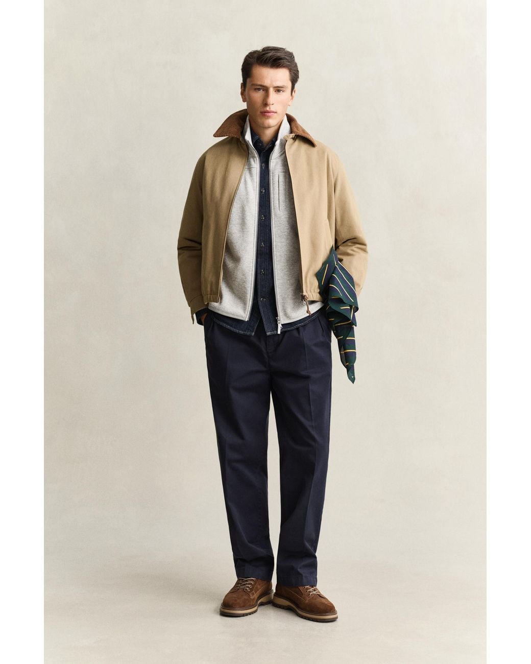 Gant Blue Fleece Vest for men