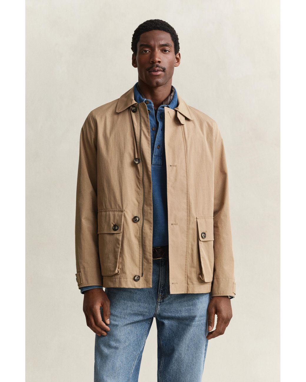 Gant Natural Barn Jacket Light Taupe for men