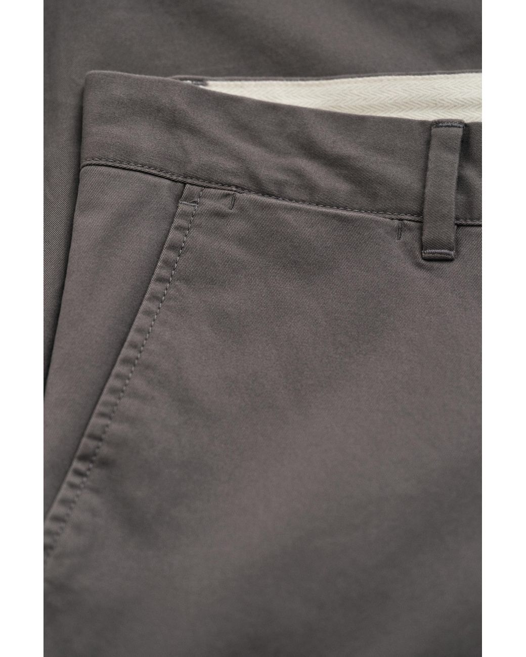 Gant Gray Classic Slim Chinos for men