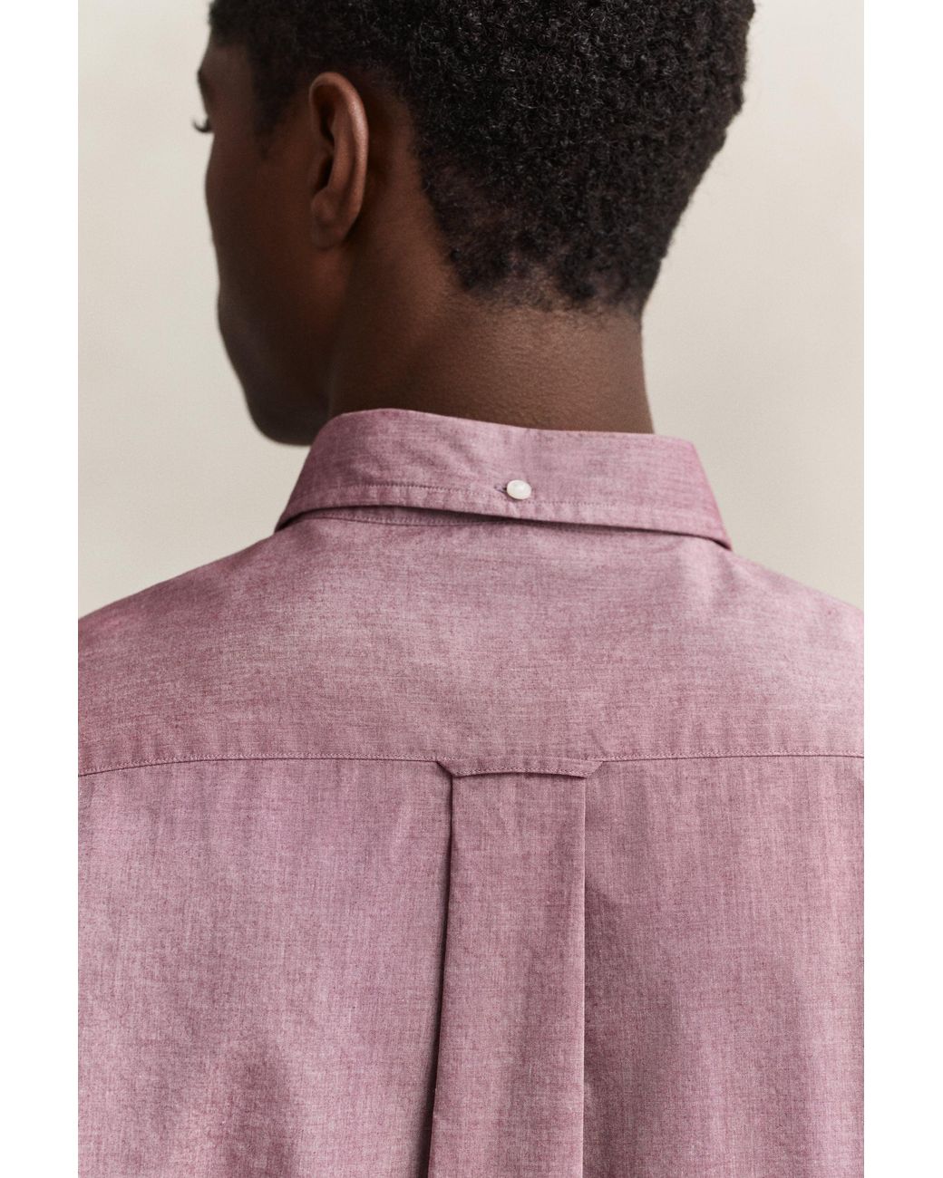 Gant Pink Classic Regular Poplin Shirt for men