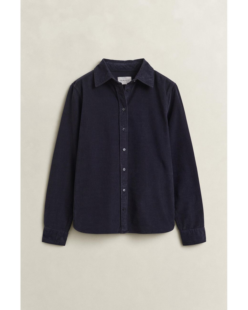 Gant Blue Regular Corduroy Shirt Evening