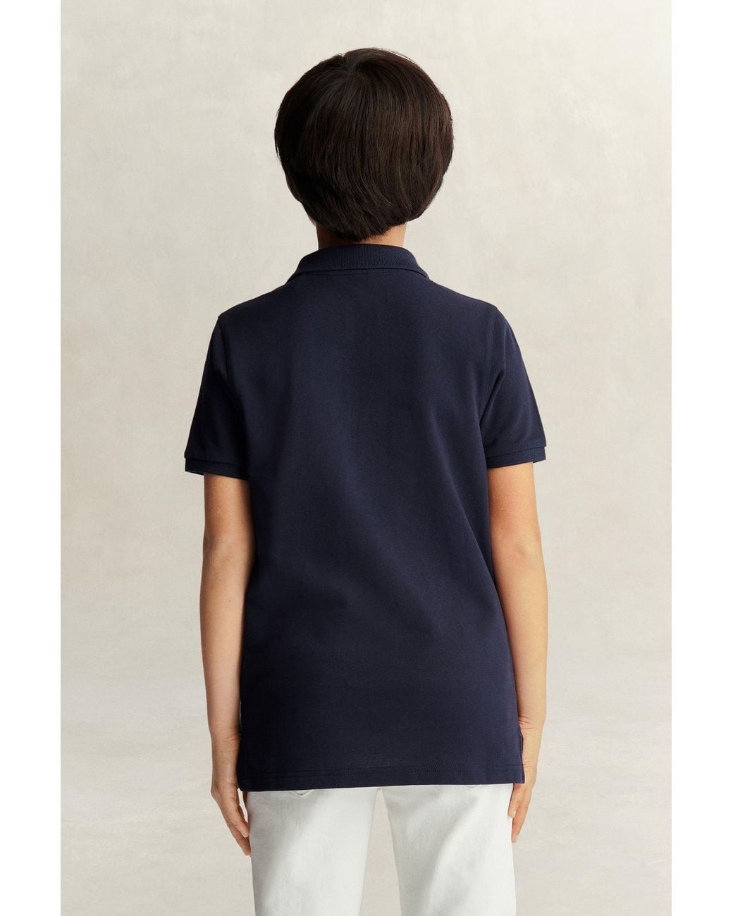 Gant Blue Teens Shield Polo Shirt Evening