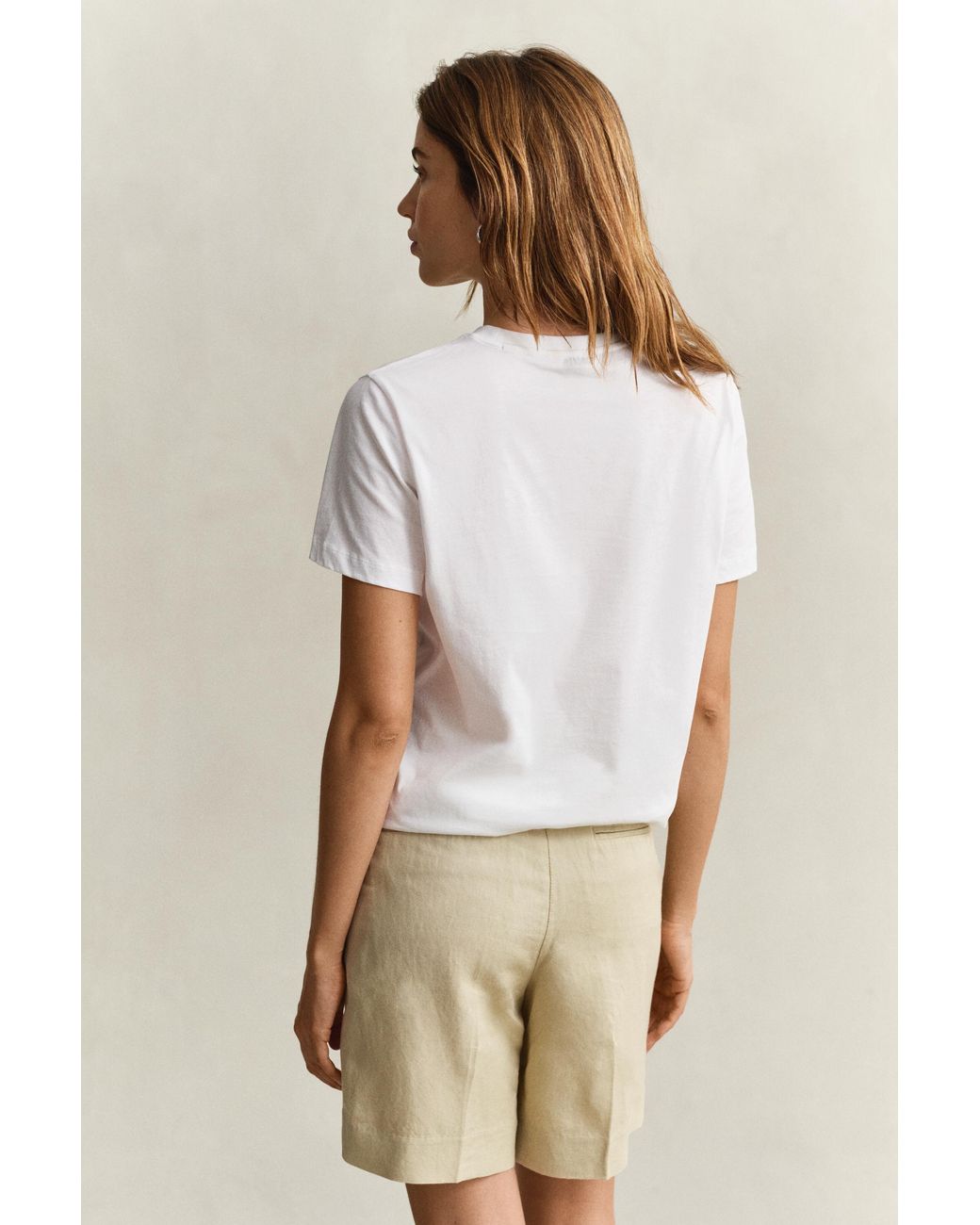 Gant Natural Graphic Print T-Shirt