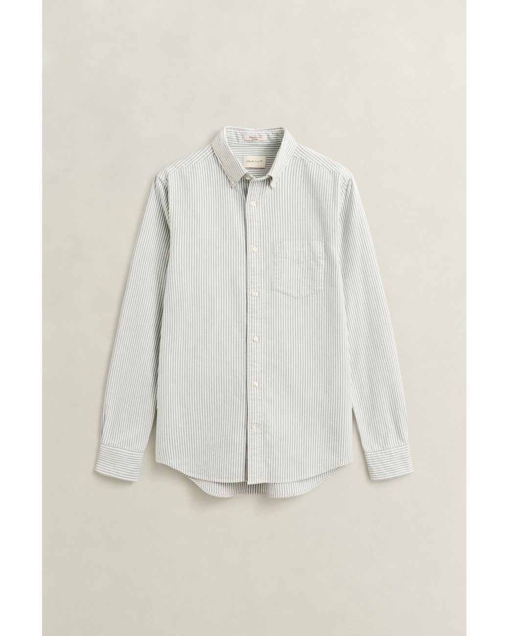 Gant Blue Striped Brushed Oxford Shirt for men