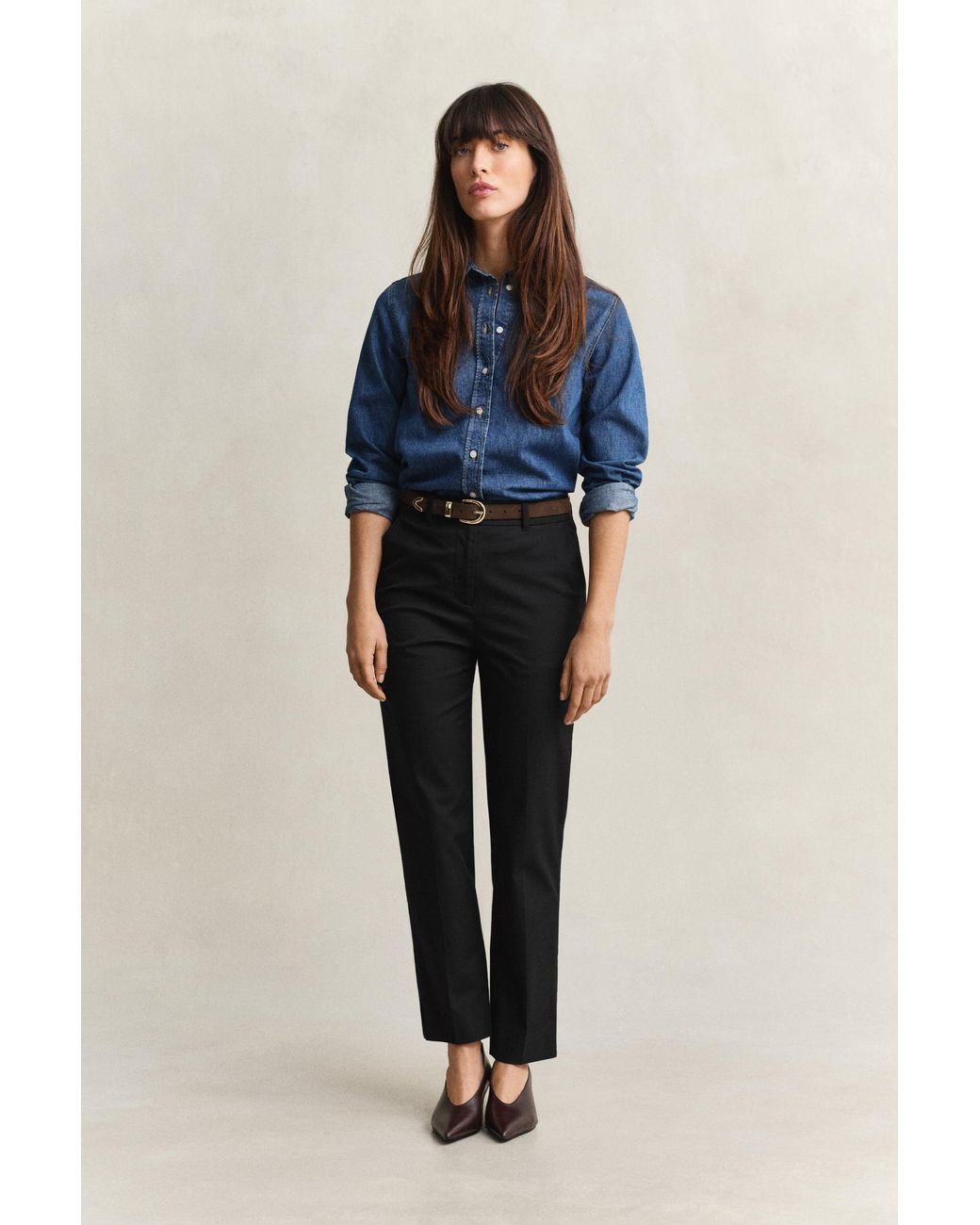 Gant Blue Slim Fit Slacks