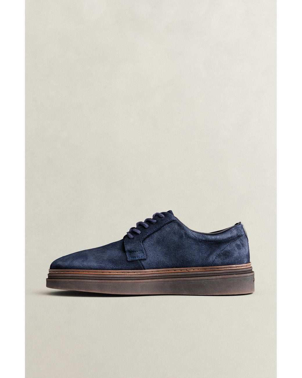 Gant Blue Kinzoon Suede Shoes Marine for men