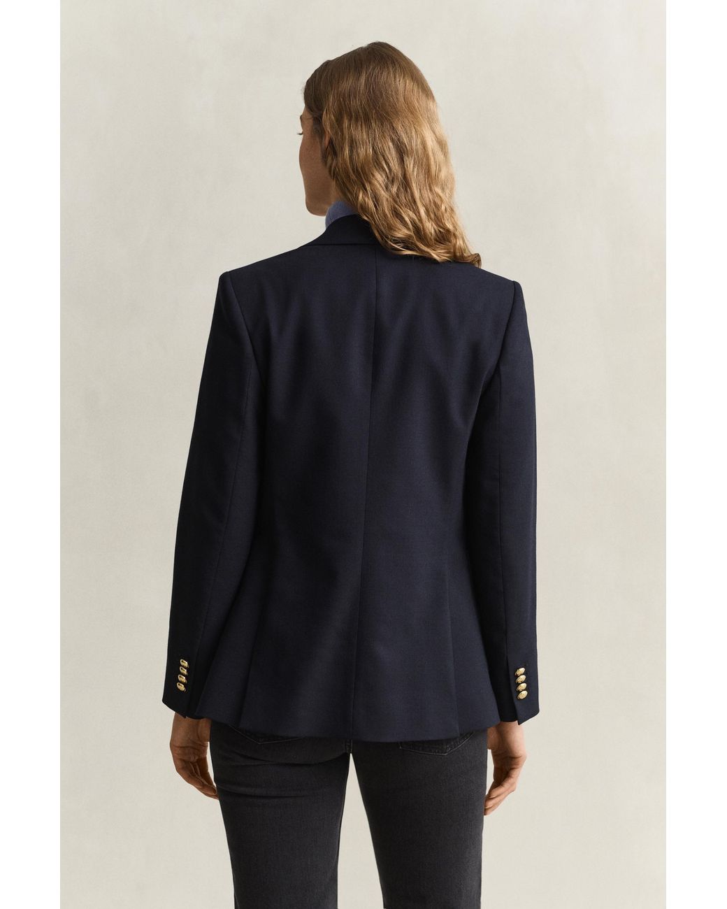 Gant Blue Slim Fit Club Blazer