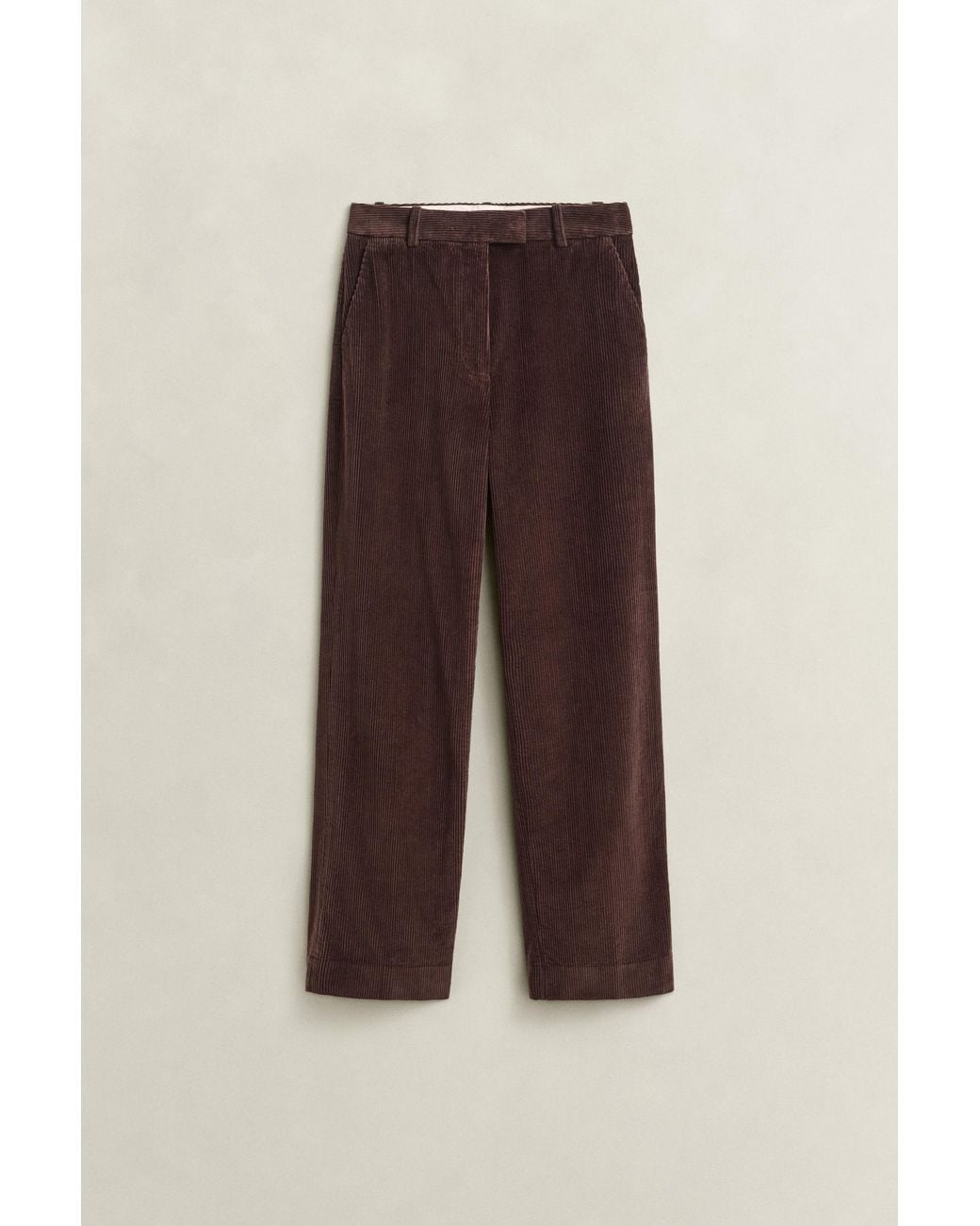 Gant Natural Tailored Corduroy Pants Deep